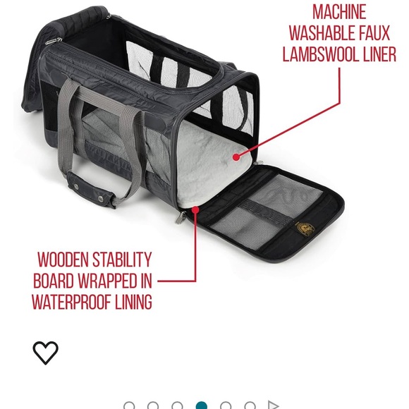 Sherpa Pet group llc  carrying case with lamb mat support and cat or dog box - Picture 15 of 15